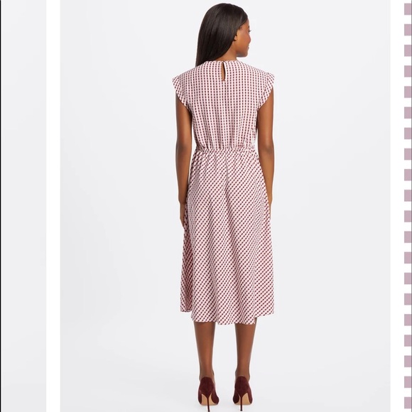 NWT Draper James Gingham Keyhole Midi Dress - Picture 4 of 8